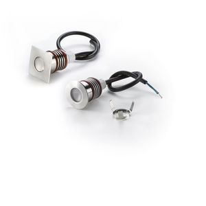 built-in spotlight / outdoor / LED / square