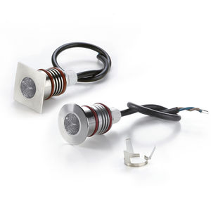 built-in spotlight / outdoor / LED / square