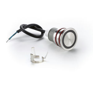 built-in spotlight / outdoor / LED / round