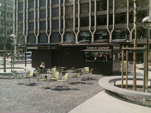 bar kiosk / metal / for public spaces
