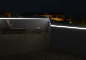 phosphorescent strip light / pathway