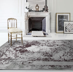 contemporary rug / patterned / wool / rectangular