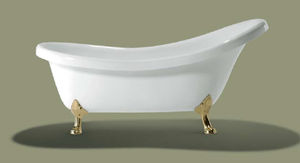 bathtub with legs / oval / acrylic