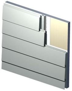 profiled metal panel / zinc / aluminum / galvanized steel
