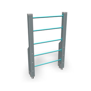 fitness trail ladder / wood / steel