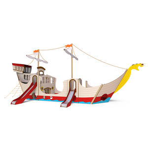 aluminum play structure / HPL / for playgrounds / modular