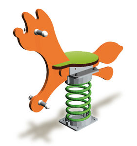 plywood spring rocker / animals / 1-seat