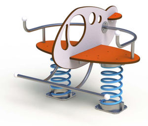 plywood spring rocker / transport / 2-person