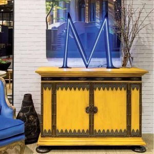 classic sideboard / lacquered wood / beech / red