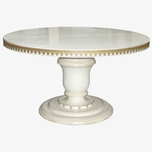 classic table / wooden / round / extending