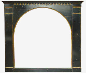wall-mounted mirror / classic / wooden