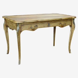 oak desk / brass / Louis XV style