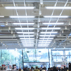 hanging light fixture / LED / linear / extruded aluminum