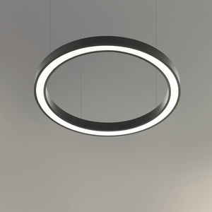 hanging light fixture / LED / round / extruded aluminum