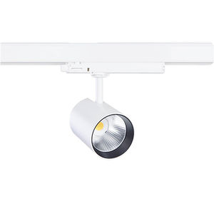 LED track light / round / cast aluminum / commercial