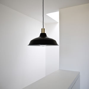 pendant lamp / contemporary / metal / black