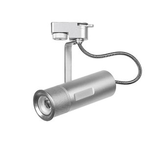 LED track light / round / anodized aluminum / for hotels