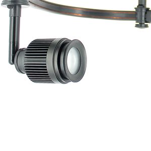 LED track light / round / anodized aluminum / for hotels