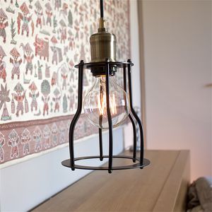 pendant lamp / contemporary / steel / brass