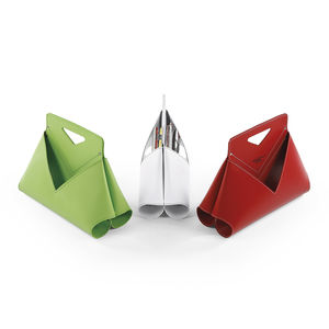original design magazine rack / home / leather