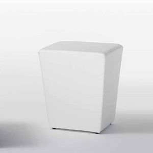 contemporary pouf / leather