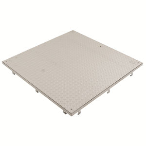 stainless steel manhole cover / square / prefab