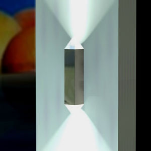 contemporary wall light / aluminum / stainless steel / LED