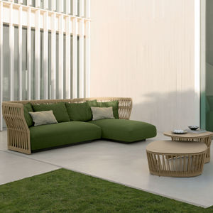 modular sofa / corner / contemporary / garden