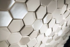 indoor mosaic tile / wall / ceramic / geometric pattern