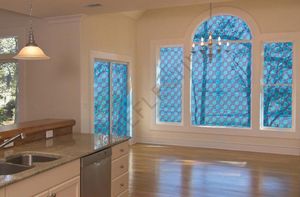glass decorative film / window / adhesive / colored