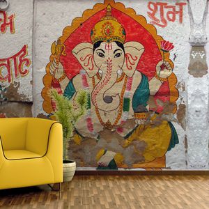 ethnic wallpaper / contemporary / panoramic / patterned