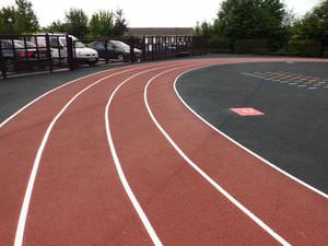synthetic flooring / for playgrounds