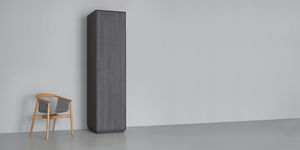 contemporary wardrobe / wooden / with swing doors