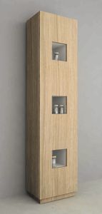 bathroom column cabinet / contemporary