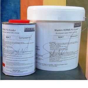 protective varnish / for concrete / high-gloss / satin