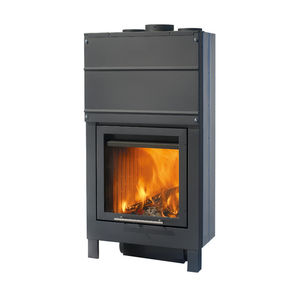 Wood Burning Fireplace Contemporary Closed Hearth Free