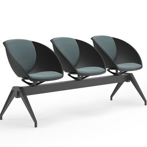 plastic beam chairs / 3-seater / indoor / outdoor