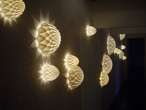 original design wall light / nylon / halogen / round