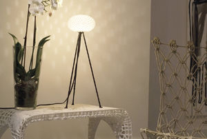 table lamp / original design / steel / nylon