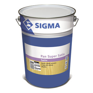 protective varnish / for wood / satin / transparent