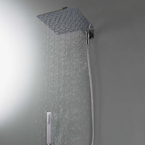 wall-mounted shower set / contemporary / with hand shower