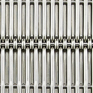 facade woven wire fabric / for interior / for partition walls / for walls