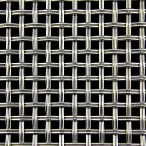 ceiling woven wire fabric / for partition walls / railing / stainless steel