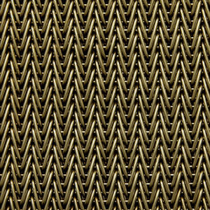 interior fitting woven wire fabric / for walls / for furniture / brass