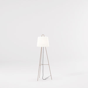 floor-standing lamp / contemporary / aluminum / polypropylene