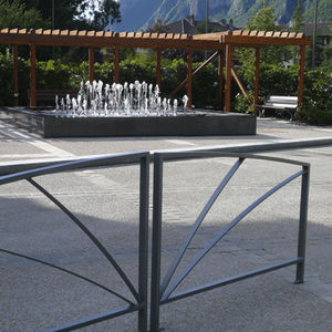 protective barrier / fixed / steel / for public spaces