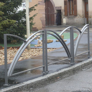 protective barrier / fixed / steel / for public spaces
