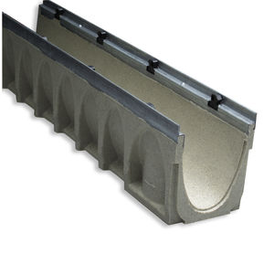 street drainage channel / polymer / concrete / sloped