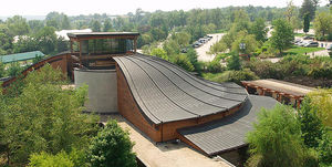 copper roofing / standing seam / ribbed