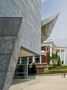 stainless steel cladding / zinc / matte / panel
